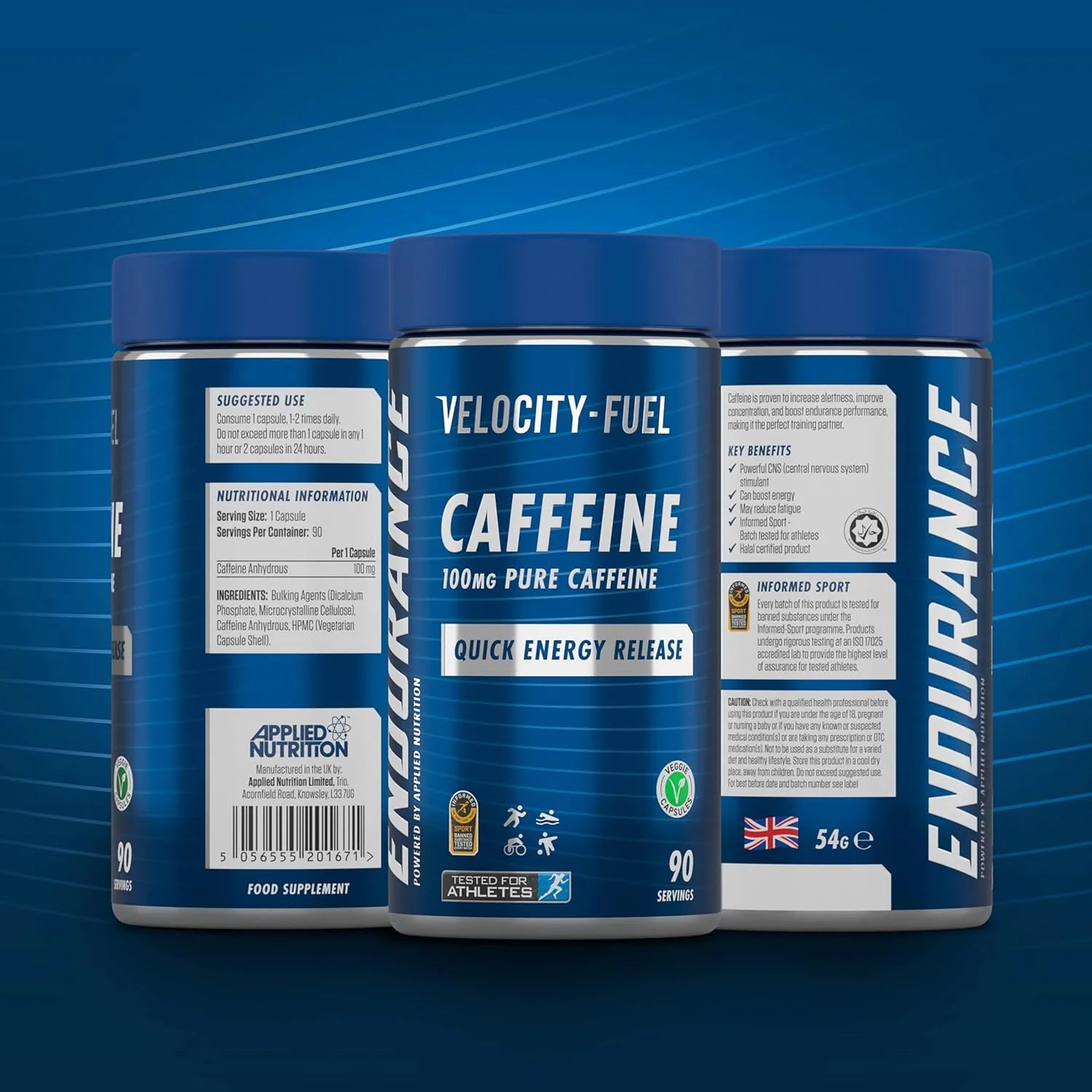 Caffeine 100mg pure caffeine