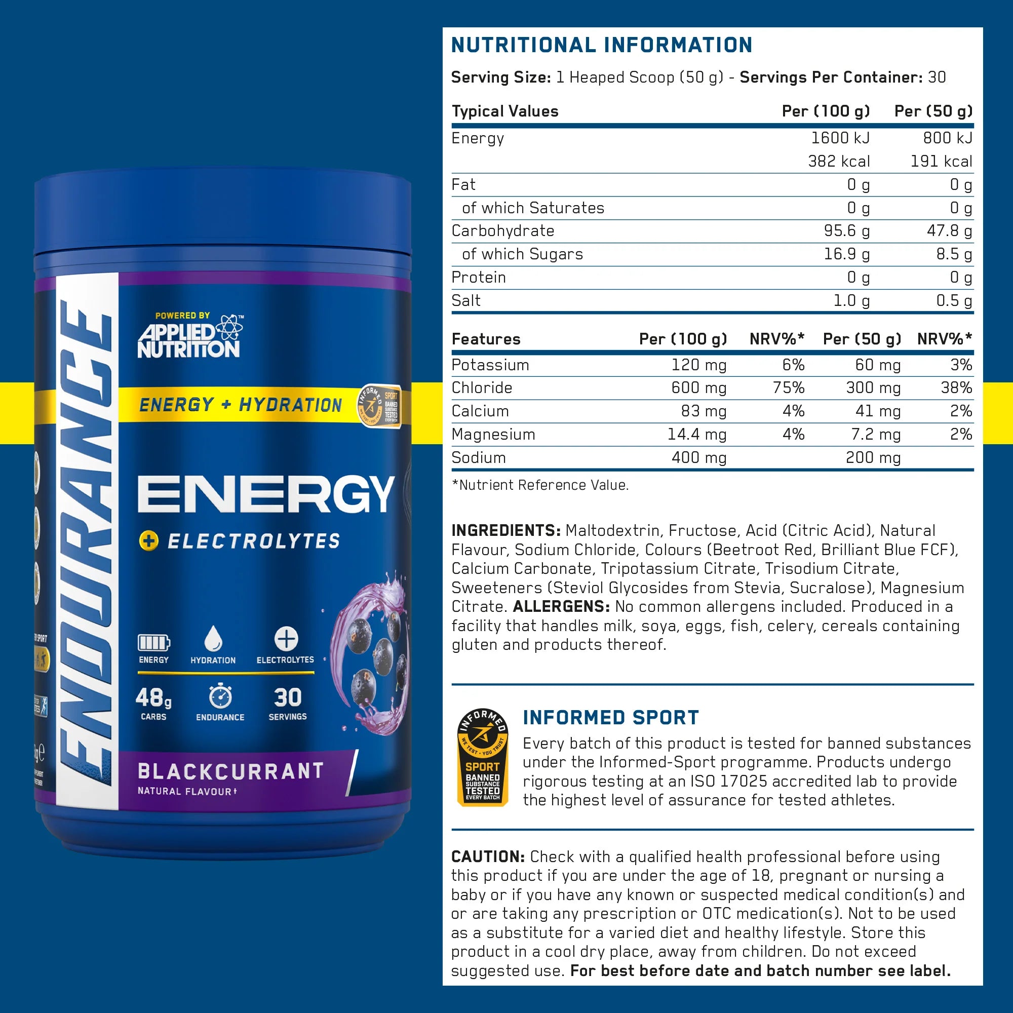Endurance Energy & Hydration Powder