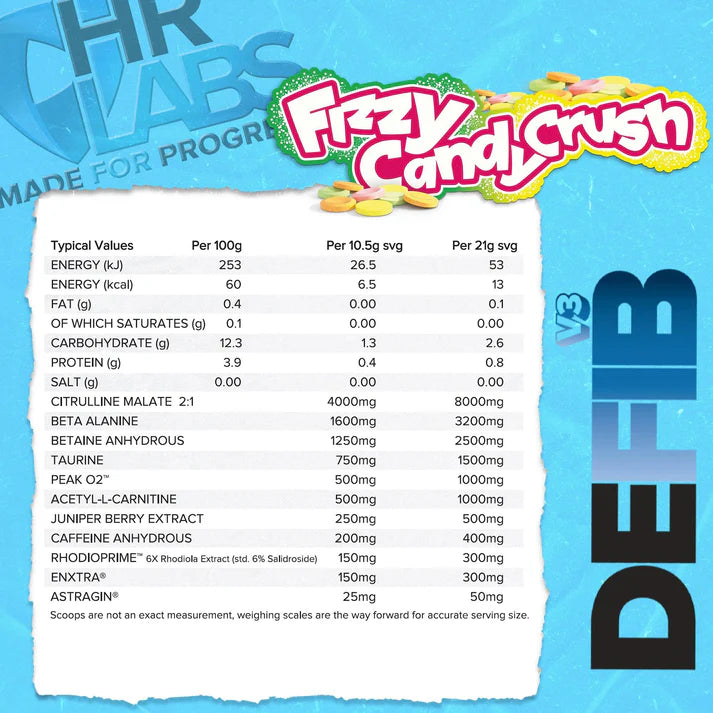 Defib V3 Advanced Pre Workout Catalyst
