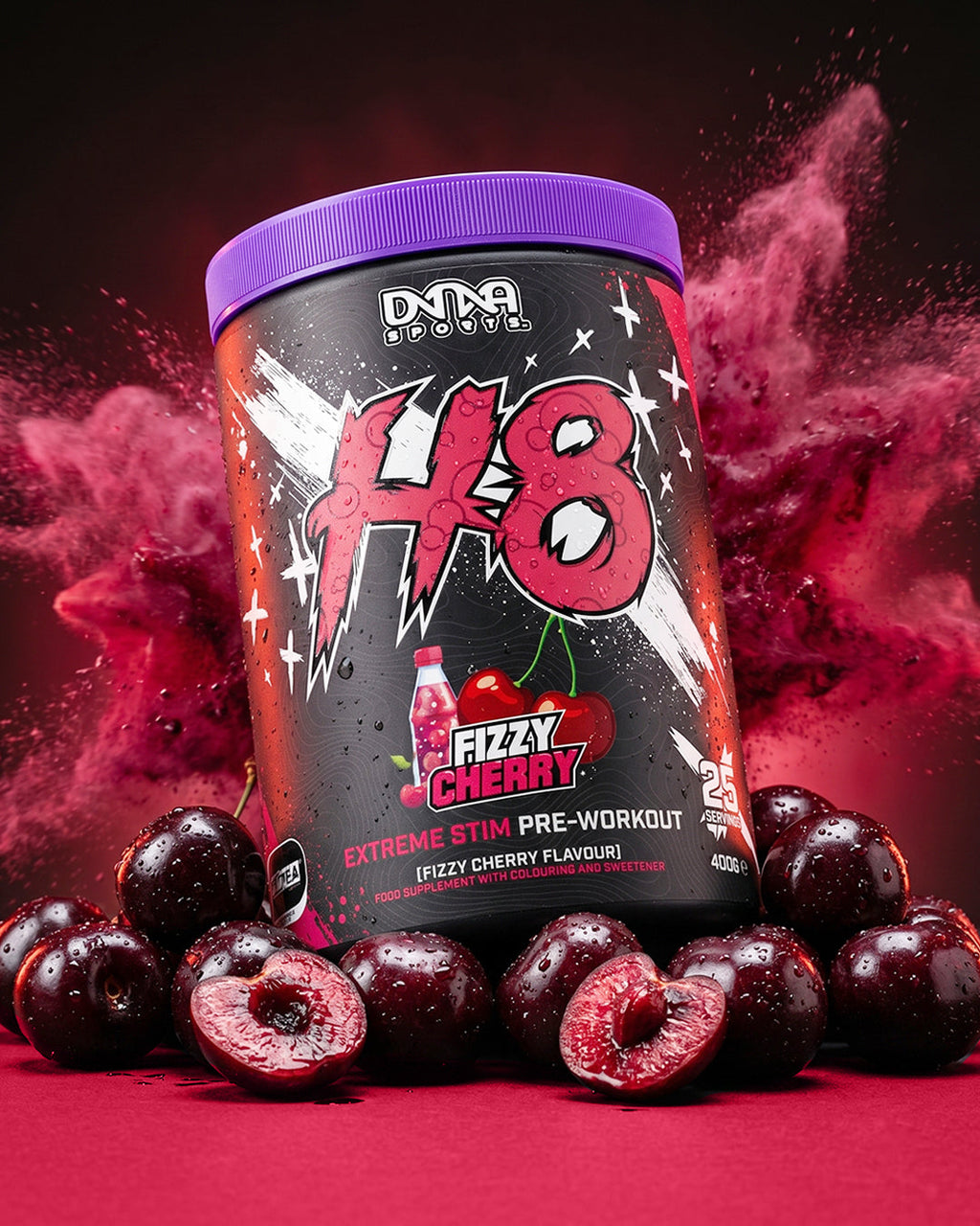 H8 V2 - Fizzy Cherry Label Reveal