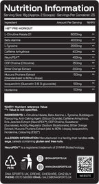 H8 V2 - Supplement Facts
