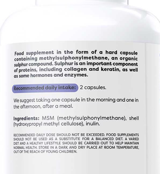 MSM 1000mg