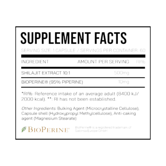 Shilajit 10:1 Extract