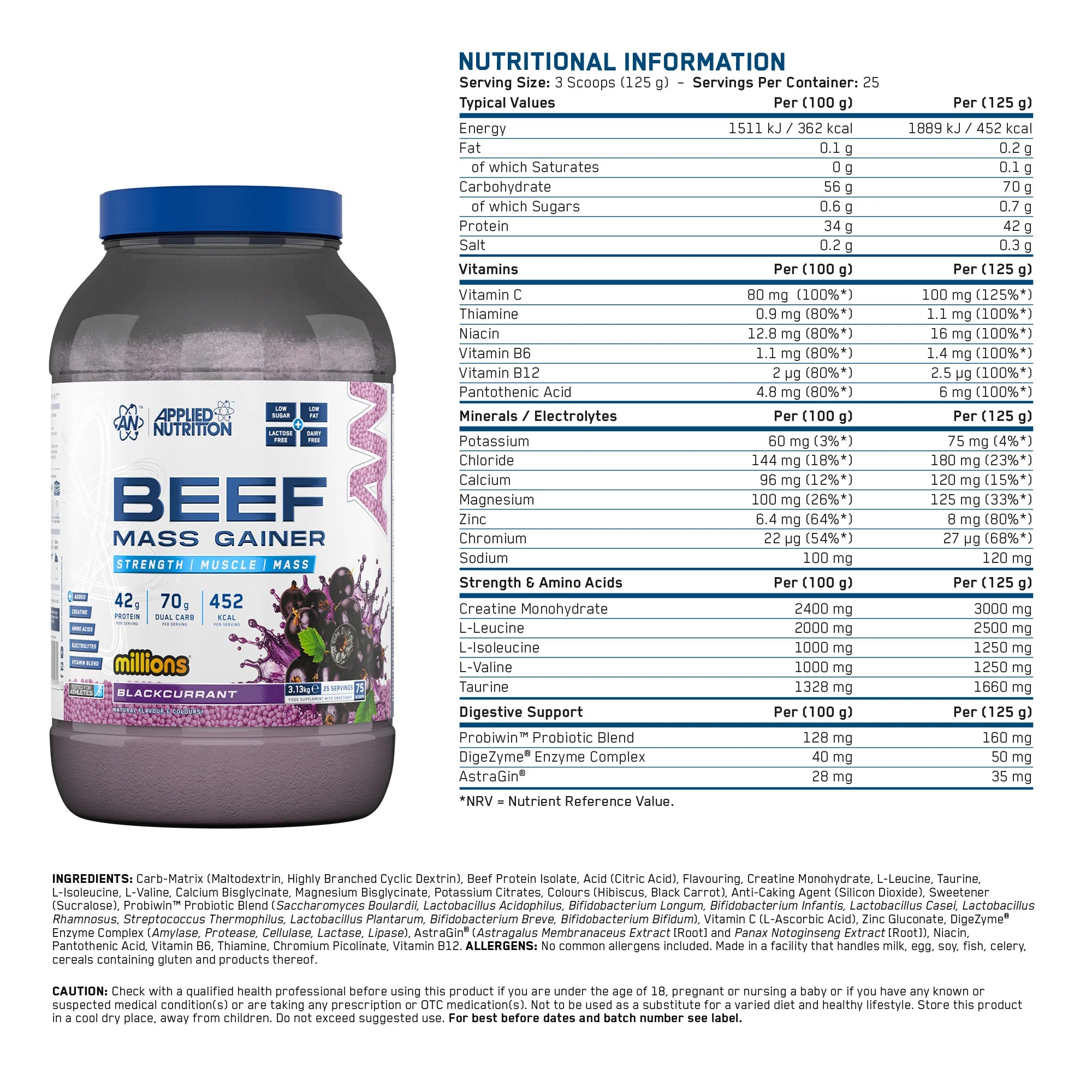Beef Mass Gainer